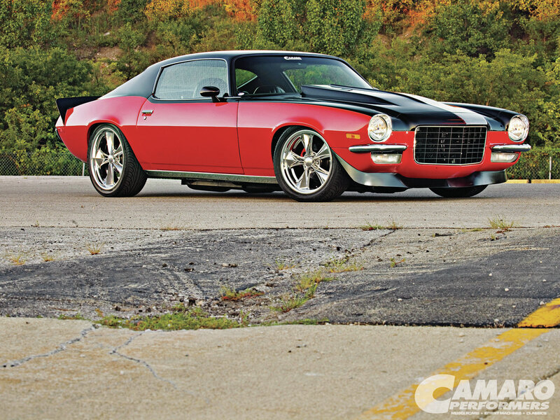 Red and Black Camaro — Dramatic