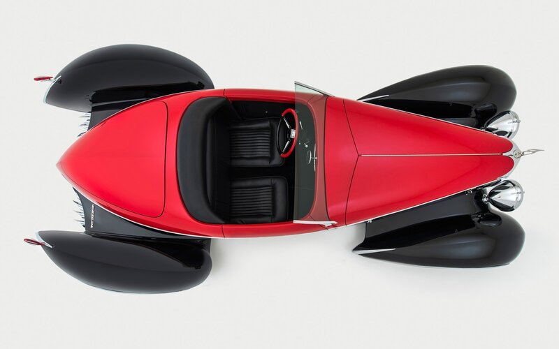 Red and Black Car — Clean