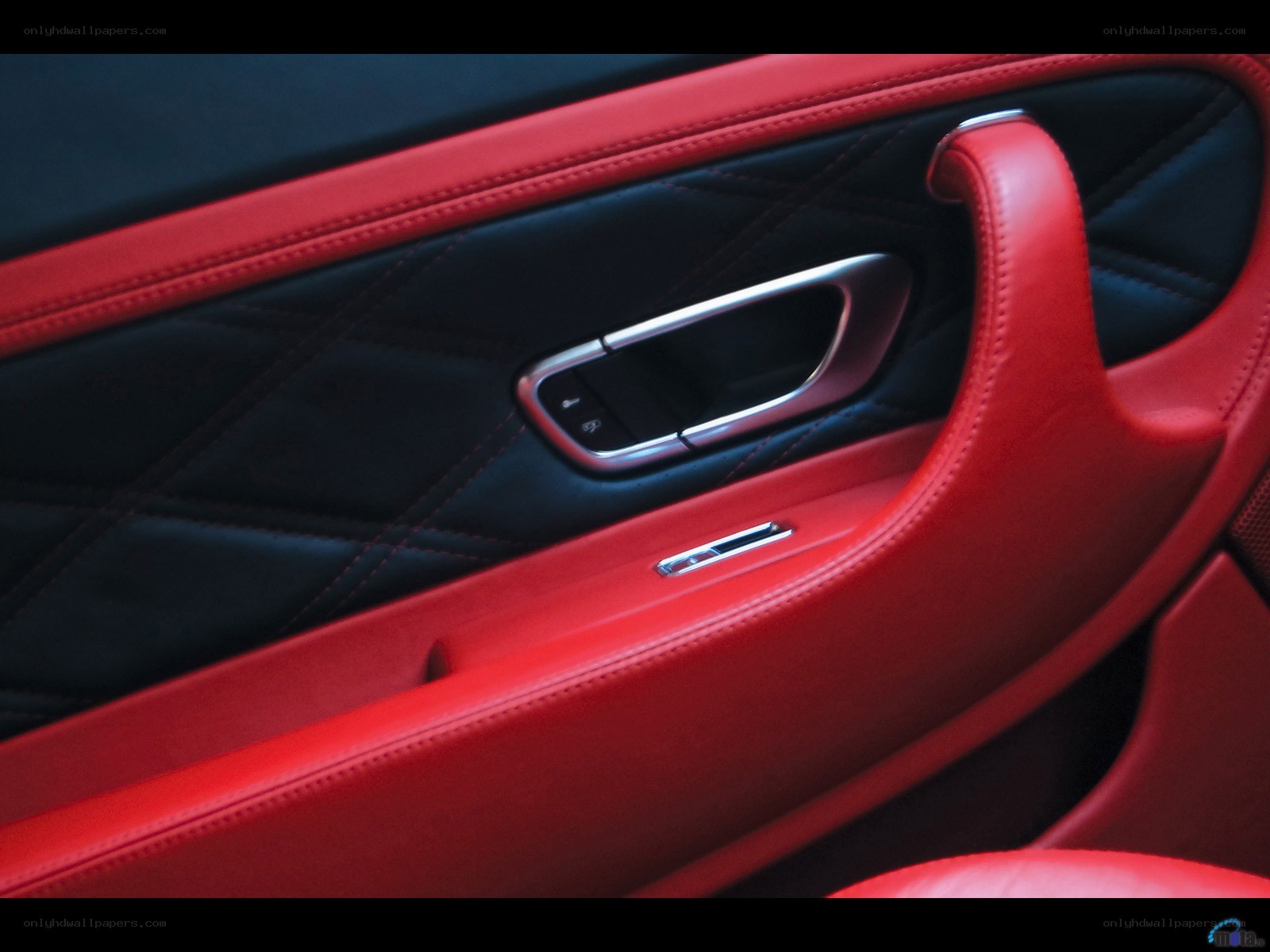 red and black car interior