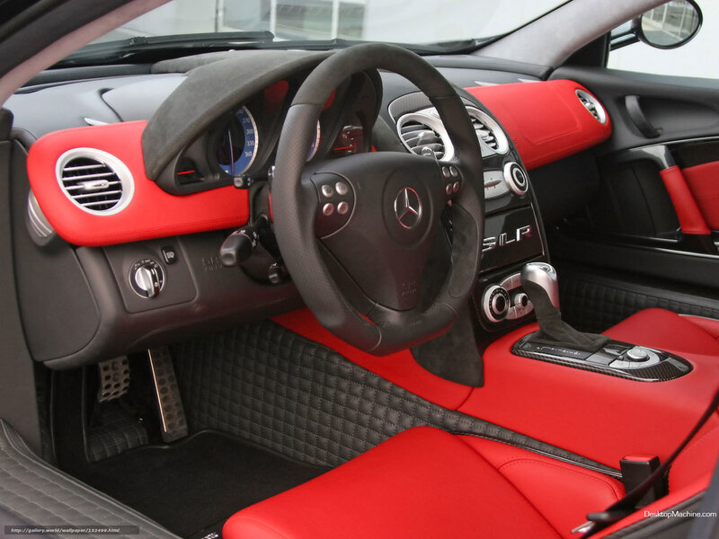 red and black car interior