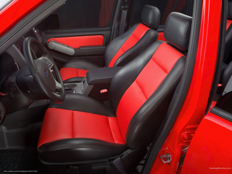 Red and Black Car Seats — Neutral