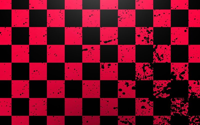 Red and Black Checkered Pattern — Gritty