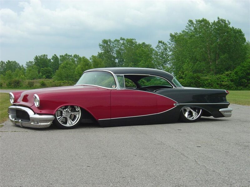 Red and Black Classic Car — Calm, Afternoon