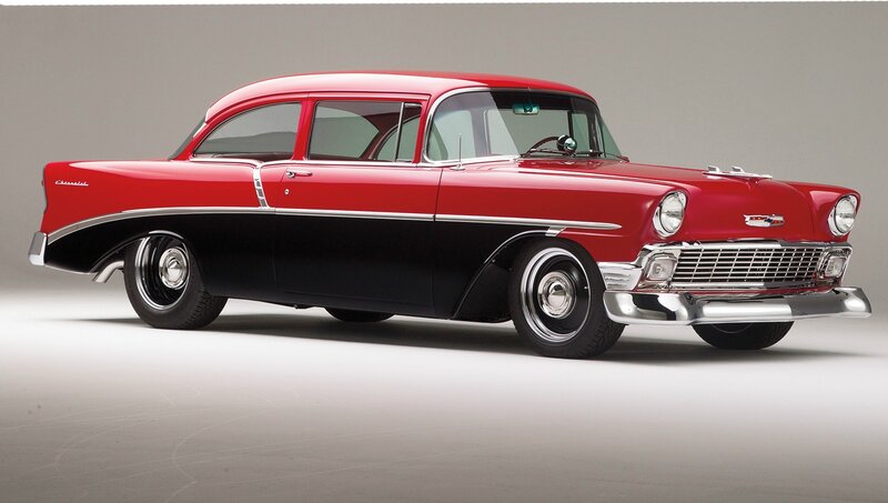 Red and Black Classic Car — Neutral