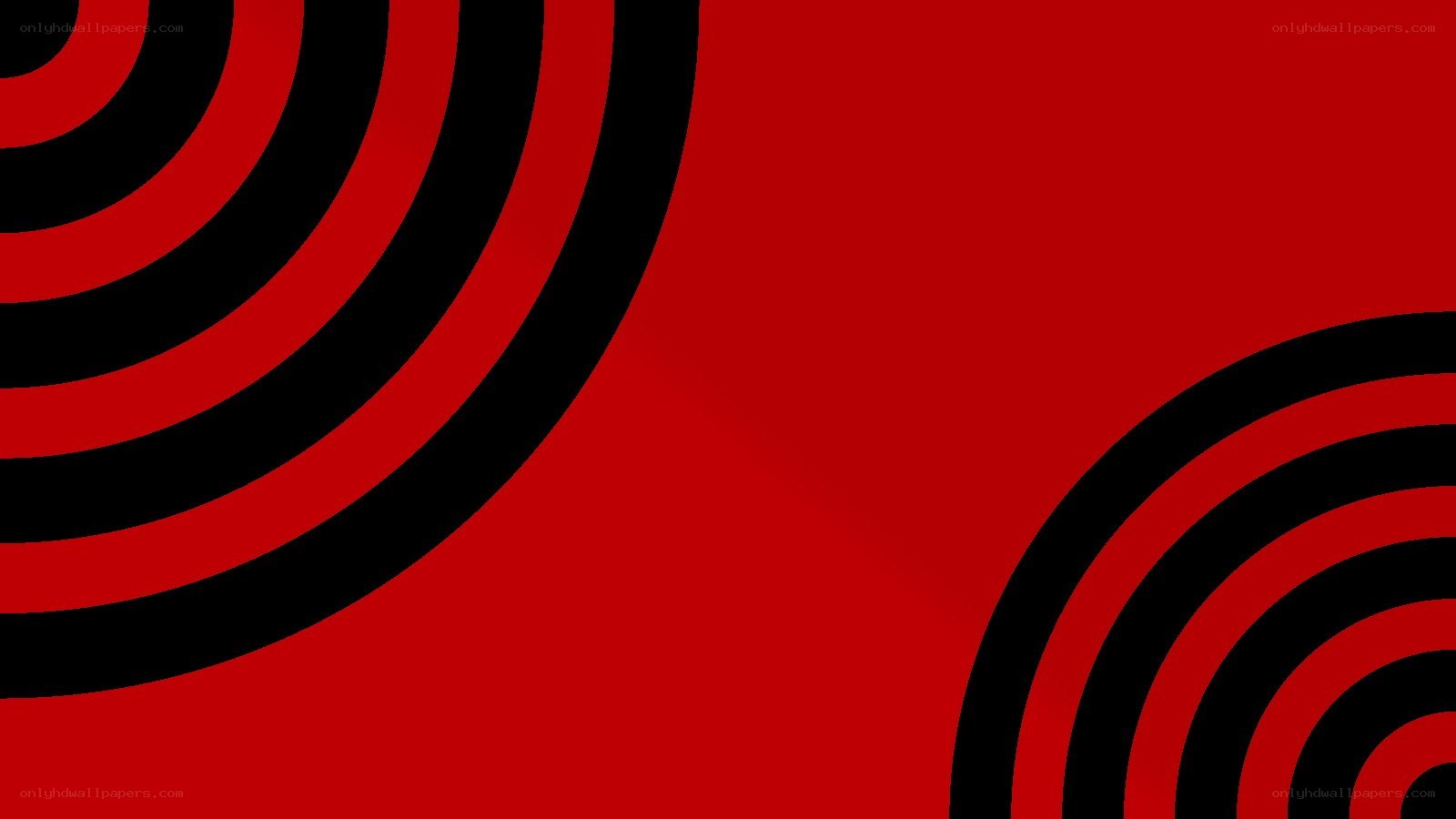 red and black concentric circles