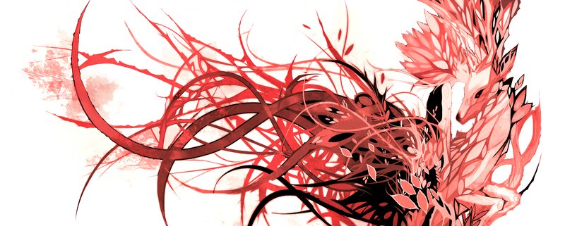 Red and Black Creature — Dramatic