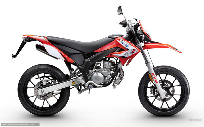 red and black dirt bike