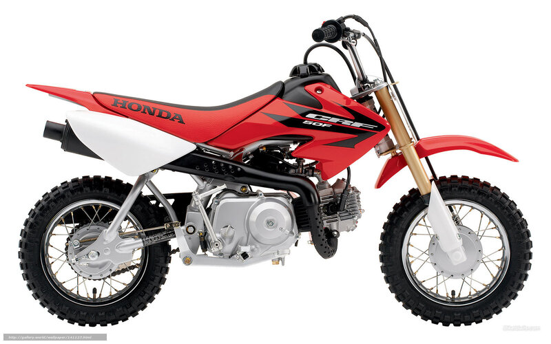 Red and Black Dirt Bike — Neutral