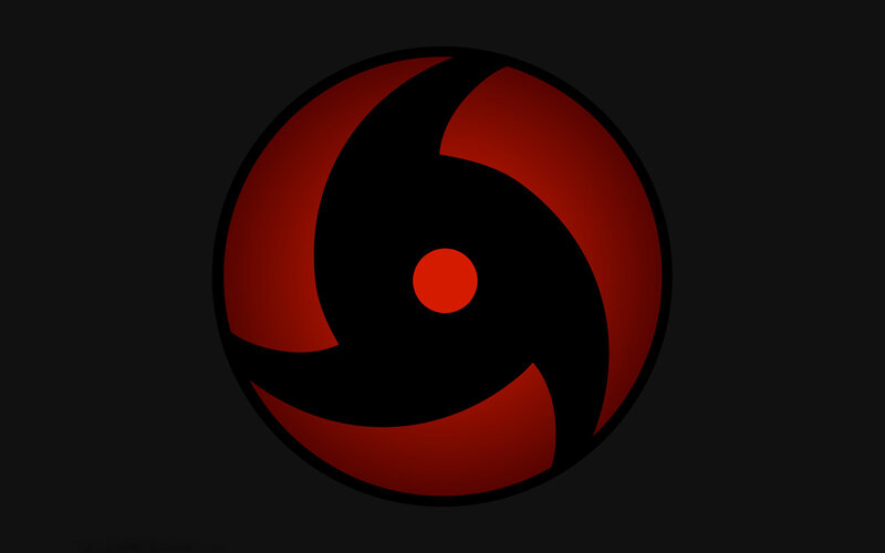 Red and Black Eye Symbol — Dramatic