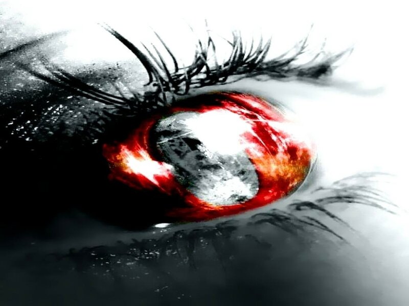 Red and Black Eye