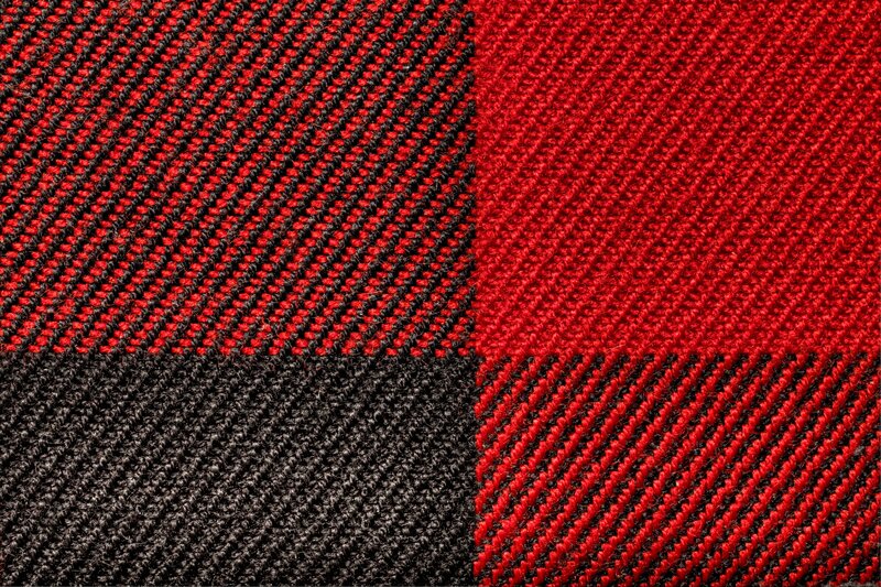 Red and Black Fabric — Neutral