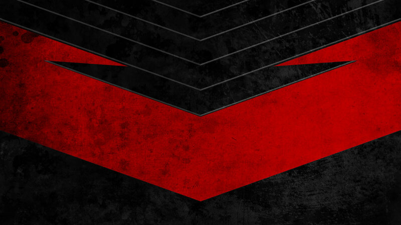 Red and Black Geometric Pattern — Dramatic