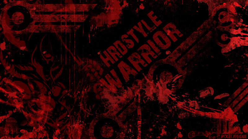 Red and Black Grunge Design