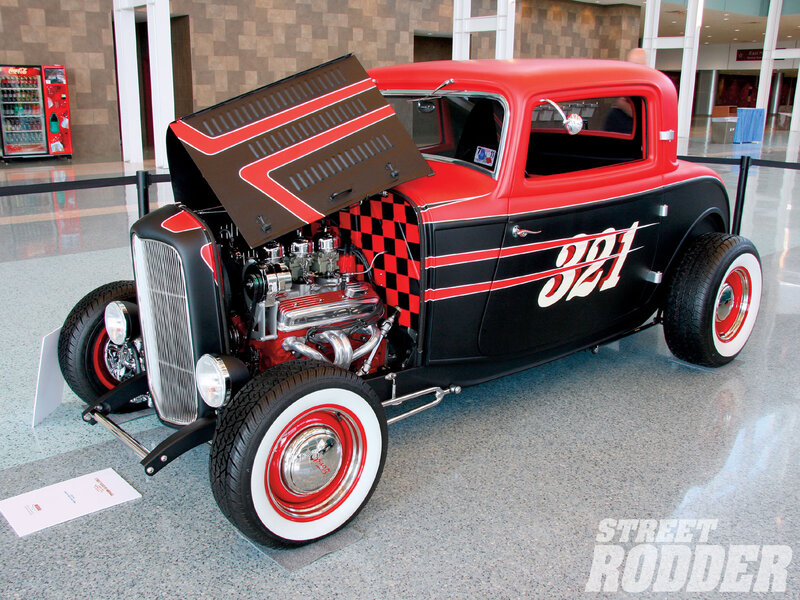 Red and Black Hot Rod — Showcase, Photograph