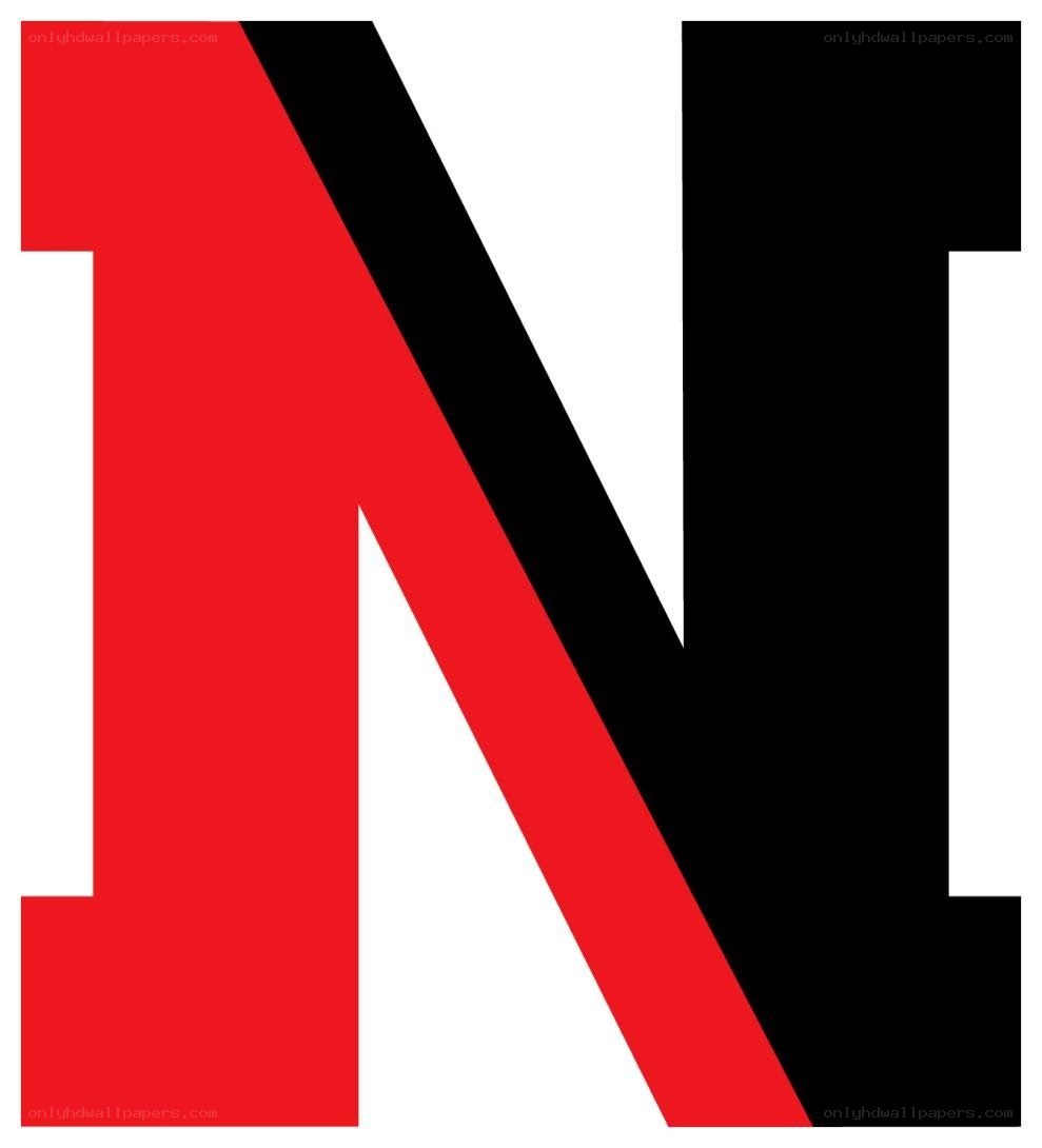 Red and black letter N logo