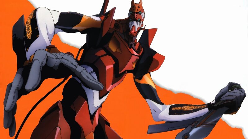 Red and Black Mecha — Orange