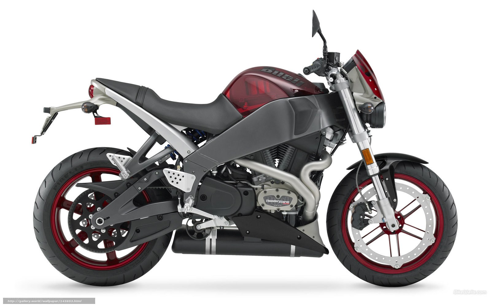 red and black motorcycle