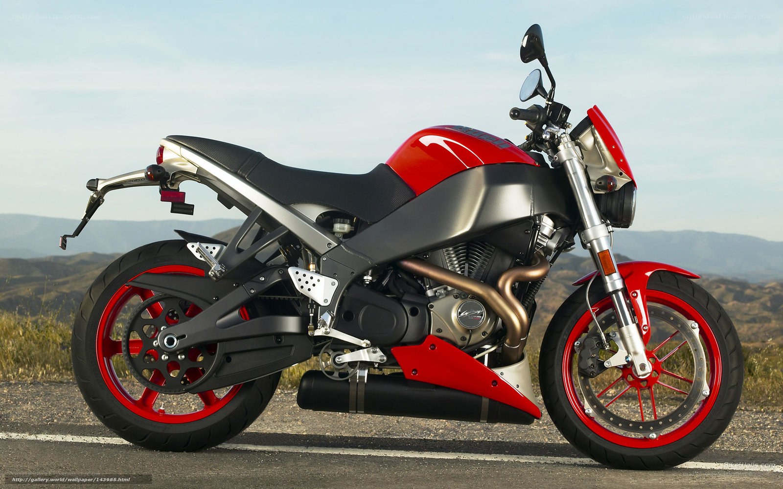 red and black motorcycle