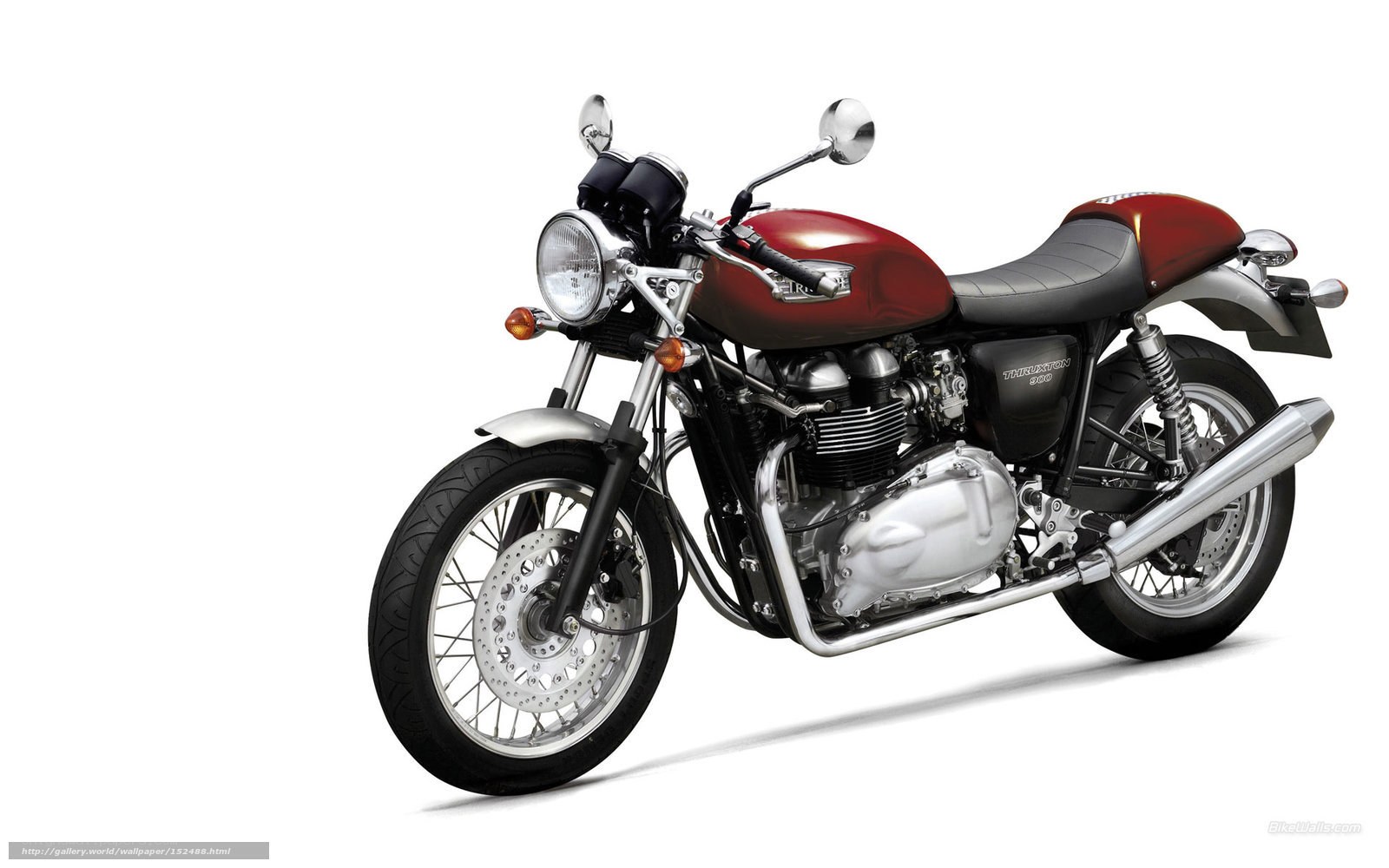 Red and black motorcycle