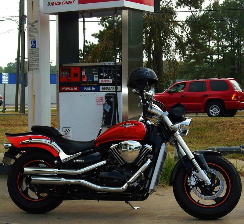 Red and Black Motorcycle — Calm