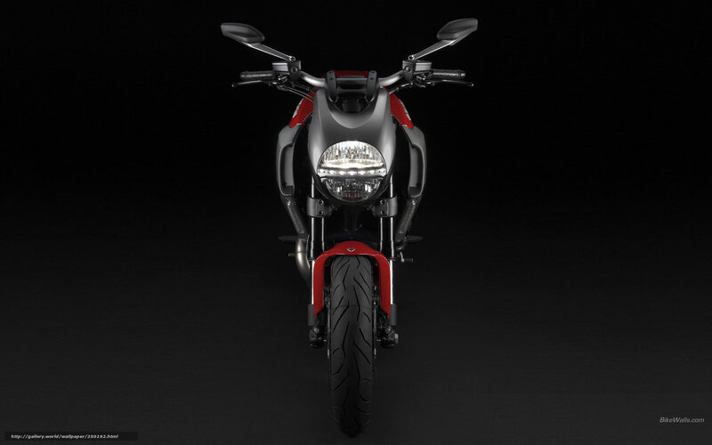 Red and Black Motorcycle — Dramatic, Photograph, Headlight, Handlebars