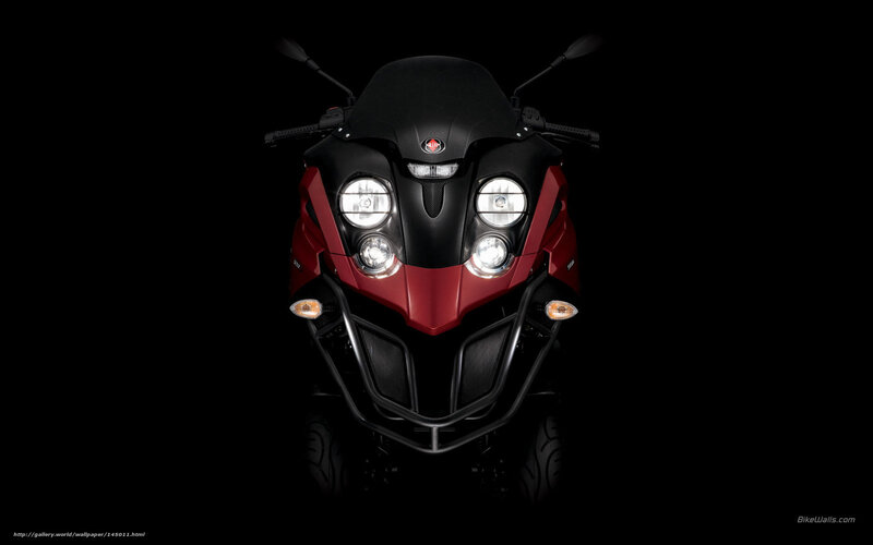Red and Black Motorcycle — Dramatic, Photograph, Headlights