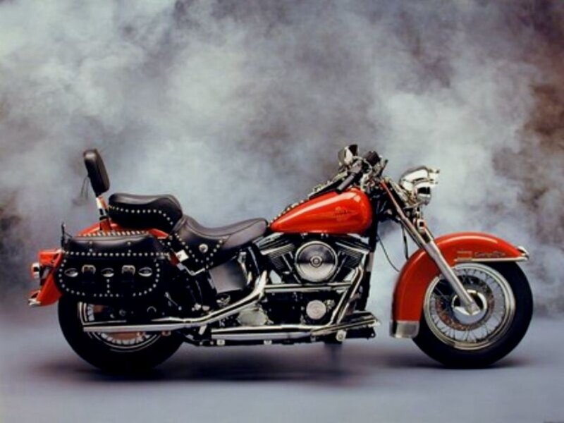 Red and Black Motorcycle — Dramatic