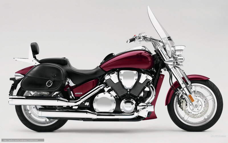 Red and Black Motorcycle — Maroon