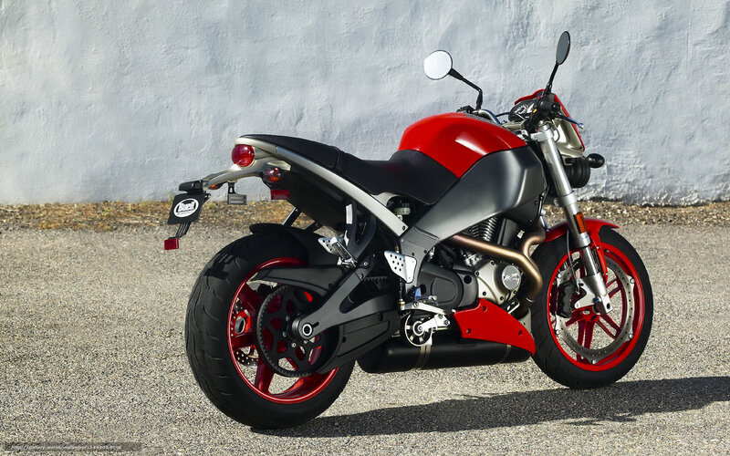 Red and Black Motorcycle — Neutral, Afternoon, Photograph, Wall
