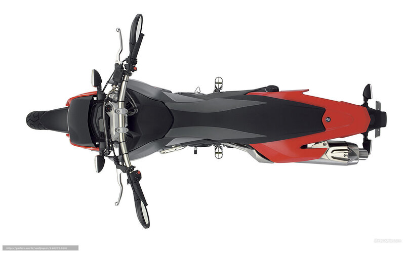 Red and Black Motorcycle — Neutral, Photograph, Handlebars