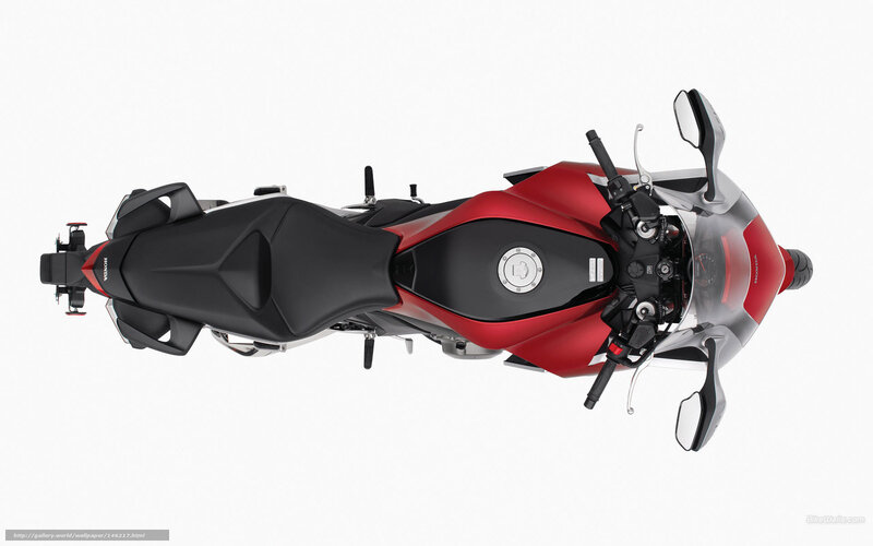 Red and Black Motorcycle — Neutral, Photograph, Seat, Fuel Tank, Handlebars