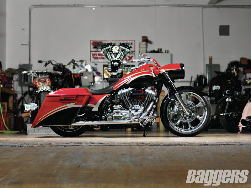 Red and Black Motorcycle — Neutral, Photograph, Workshop