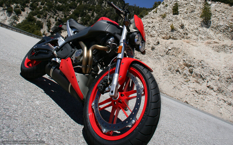 Red and Black Motorcycle — Outdoor, Afternoon