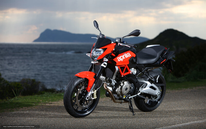 Red and Black Motorcycle — Serene, Sunset