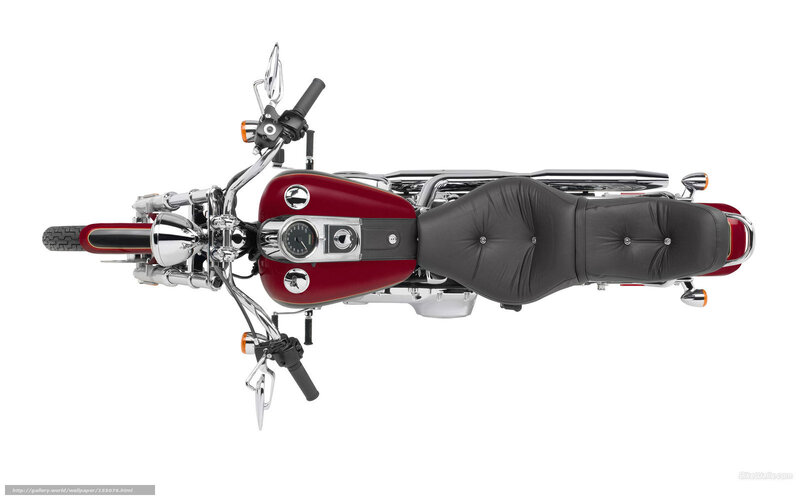 red and black motorcycle top view