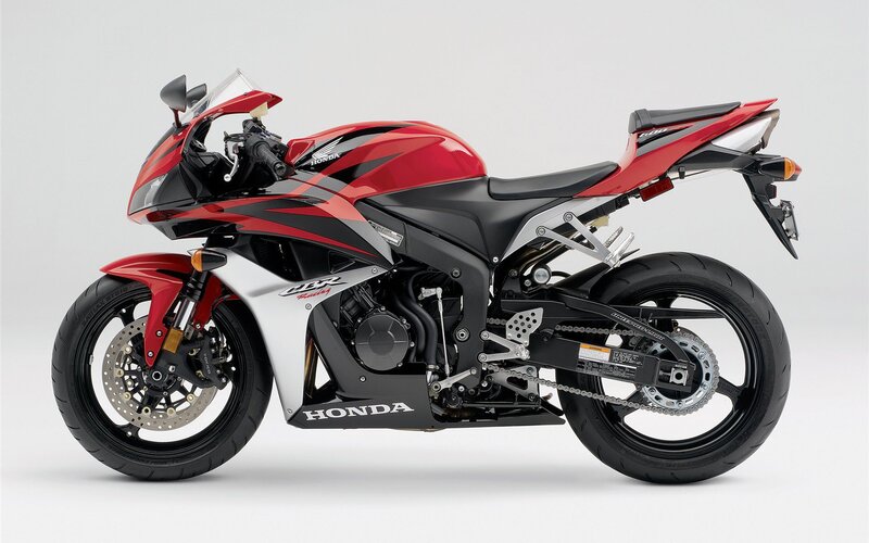 Red and Black Motorcycle — Wheels