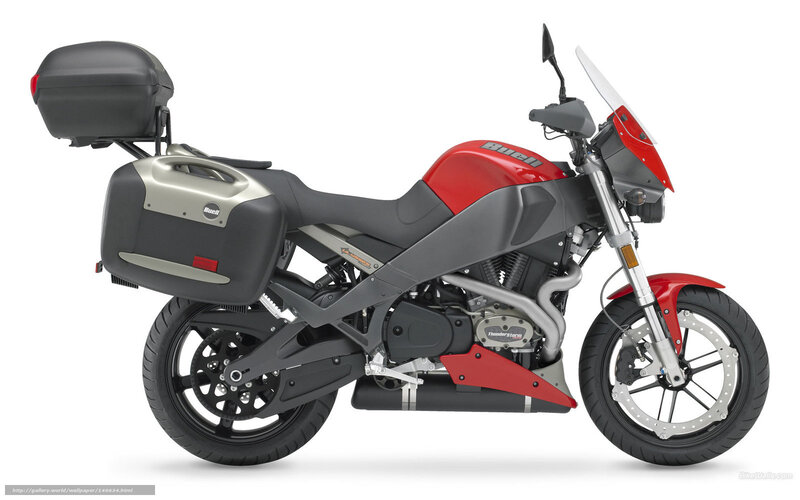 red and black motorcycle with luggage