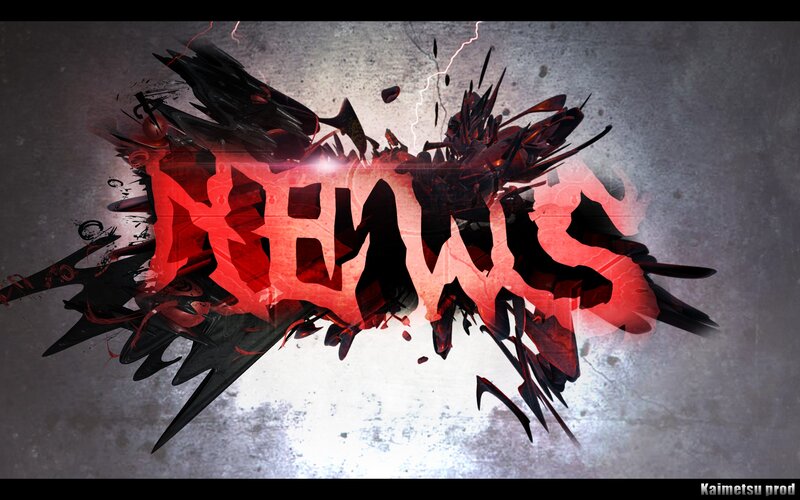 red and black news graphic