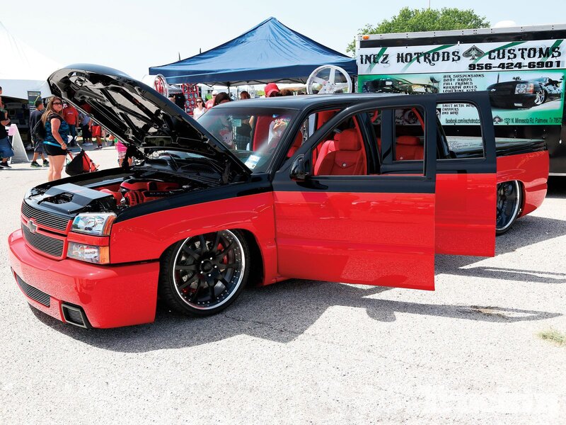 Red and Black Pickup Truck — Outdoor