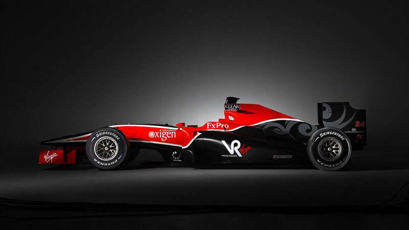 Red and Black Race Car — Dramatic