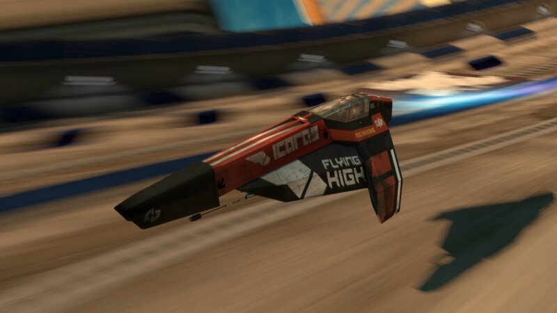 Red and Black Racing Craft