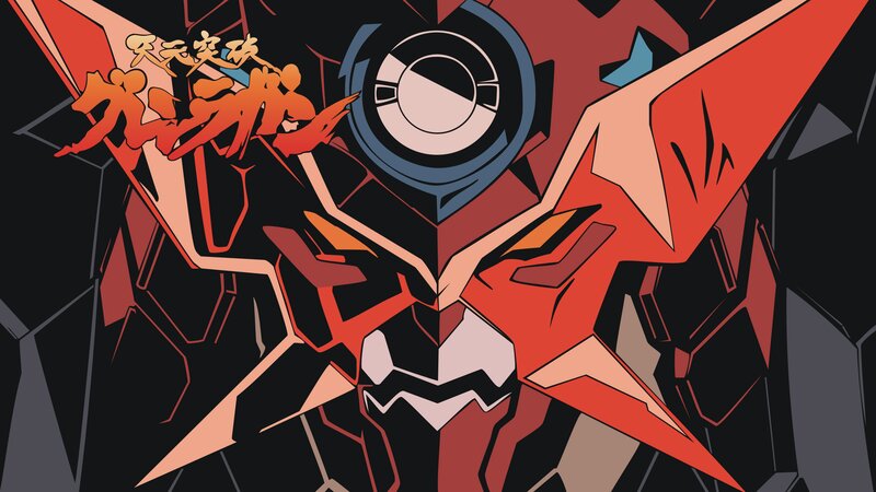 Red and Black Robot Head