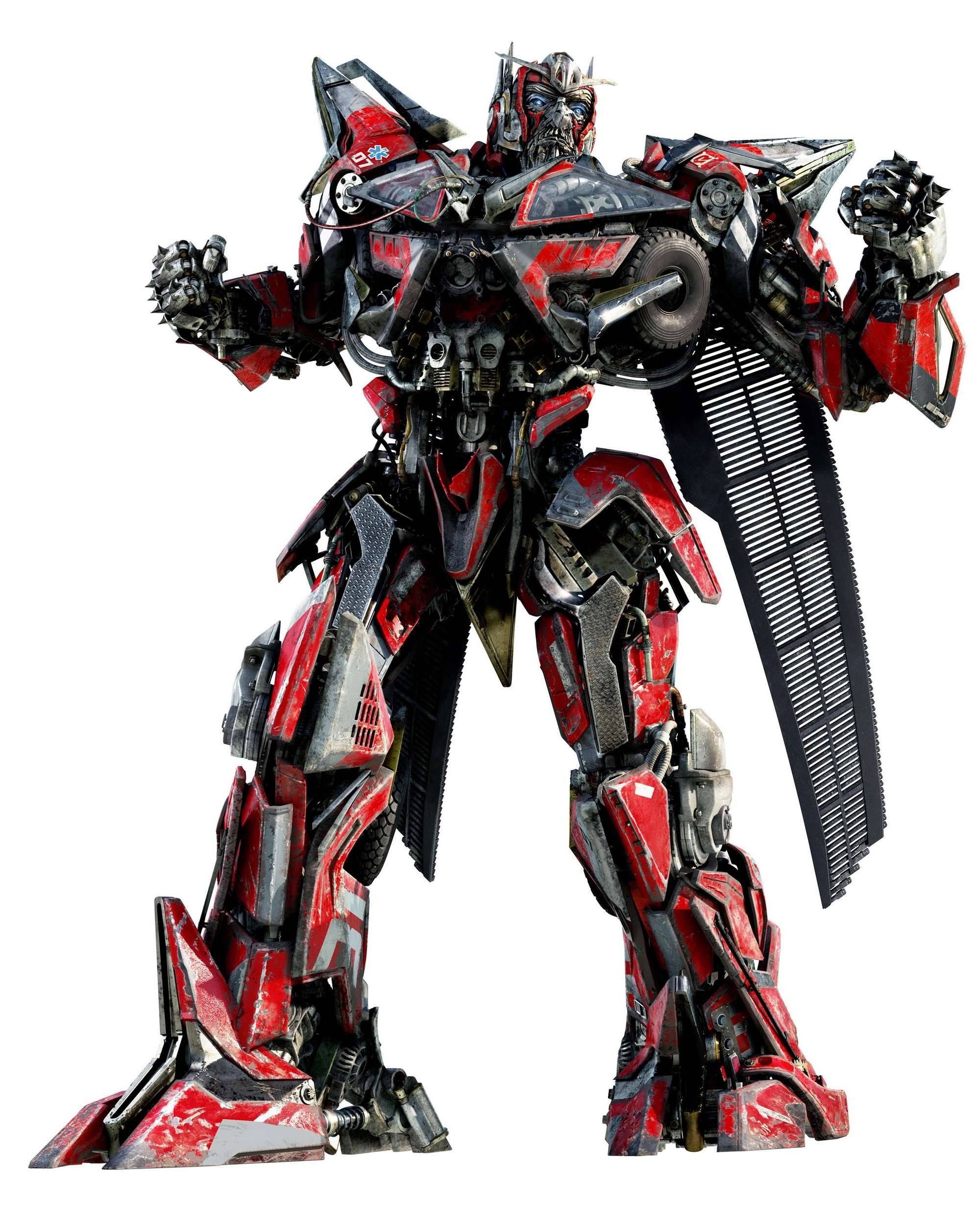 red and black robot transformer