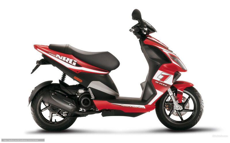 red and black scooter