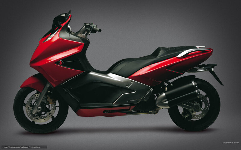 Red and Black Scooter — Dramatic, Photograph, Seat