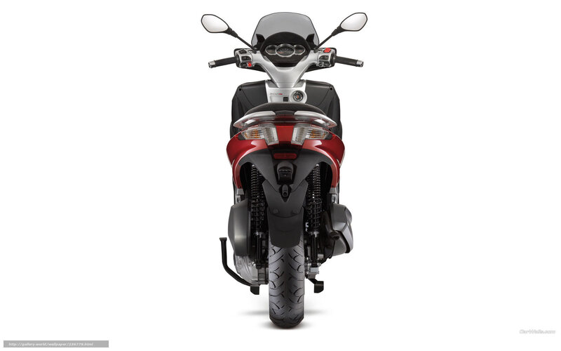 Red and Black Scooter — Neutral, Photograph, Handlebars, Mirrors
