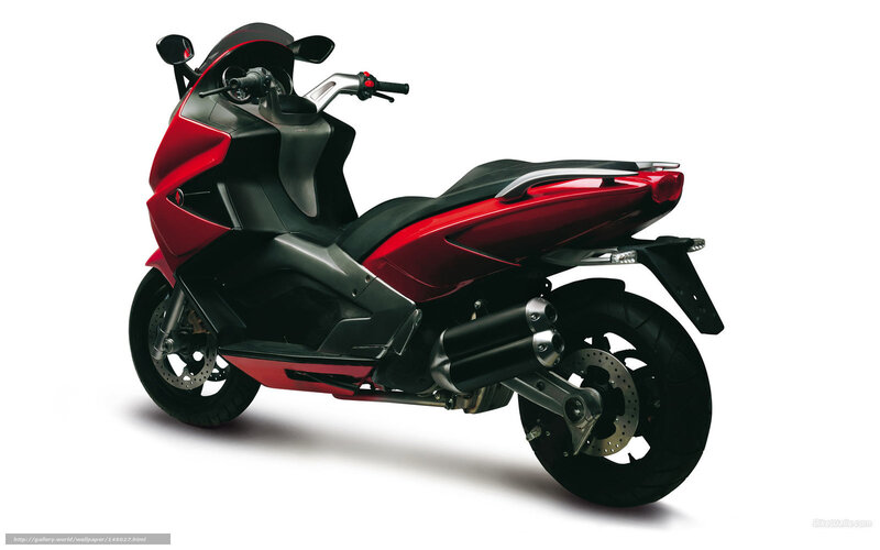 Red and Black Scooter — Neutral, Photograph, Seat, Exhaust