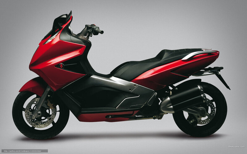 Red and Black Scooter — Neutral, Photograph, Seat, Exhaust, Wheel