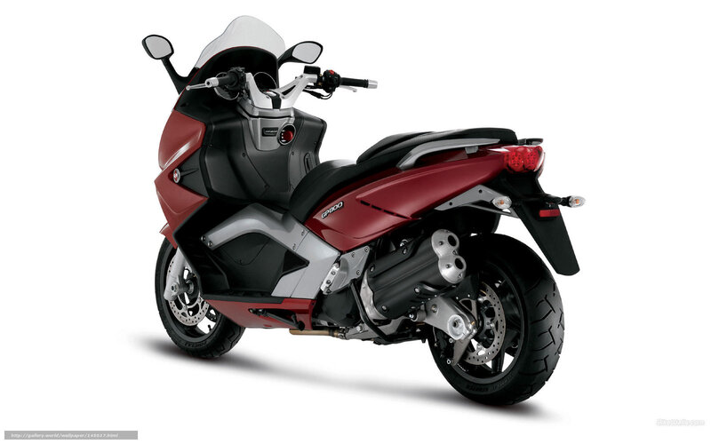 Red and Black Scooter — Neutral, Photograph, Windshield, Exhaust