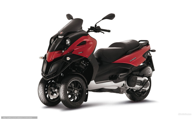 Red and Black Scooter — Neutral, Photograph, Windshield